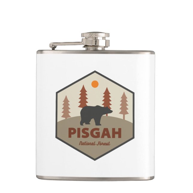 Pisgah National Forest Bear Flask (Front)