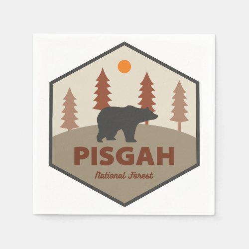 Pisgah National Forest Bear Napkins