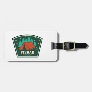 Pisgah National Forest Camping Luggage Tag