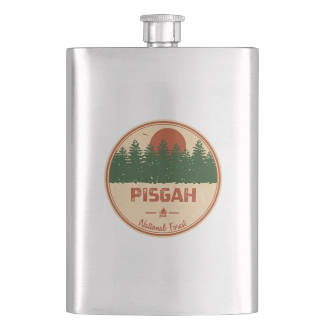 Pisgah National Forest Flask (Front)