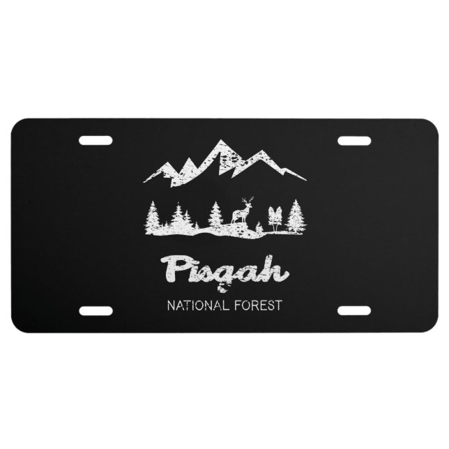 Pisgah National Forest License Plate (Front)