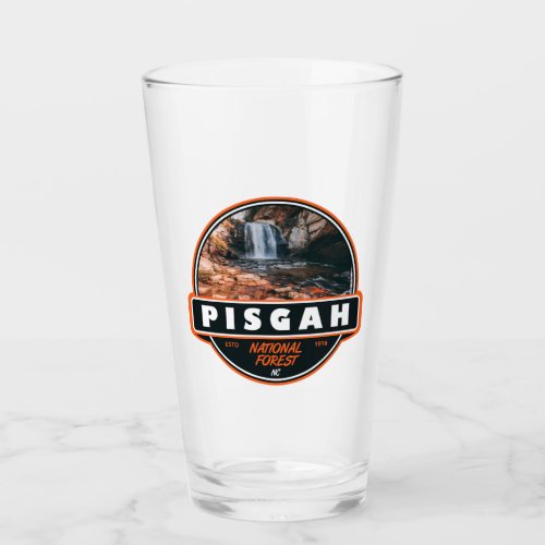 Pisgah National Forest North Carolina Emblem Glass