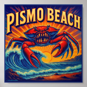 PISMO BEACH ACRYLIC WALL ART PHOTO TILE