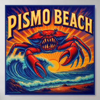 PISMO BEACH ACRYLIC WALL ART PHOTO TILE
