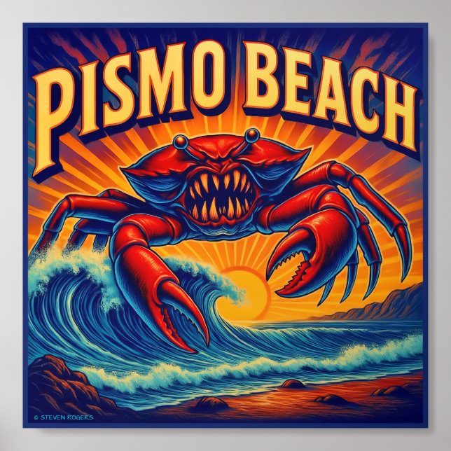 PISMO BEACH ACRYLIC WALL ART PHOTO TILE (Front Set)