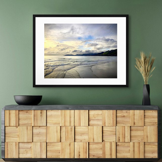 Pismo Beach California Bold Dramatic Sunset Photo Poster (Creator Uploaded)