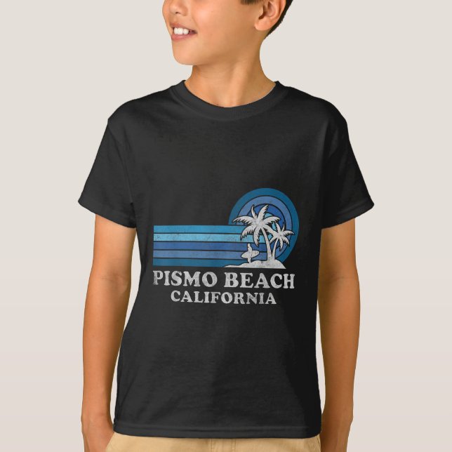 Pismo Beach California Family Summer Vacation Vint T-Shirt (Front)