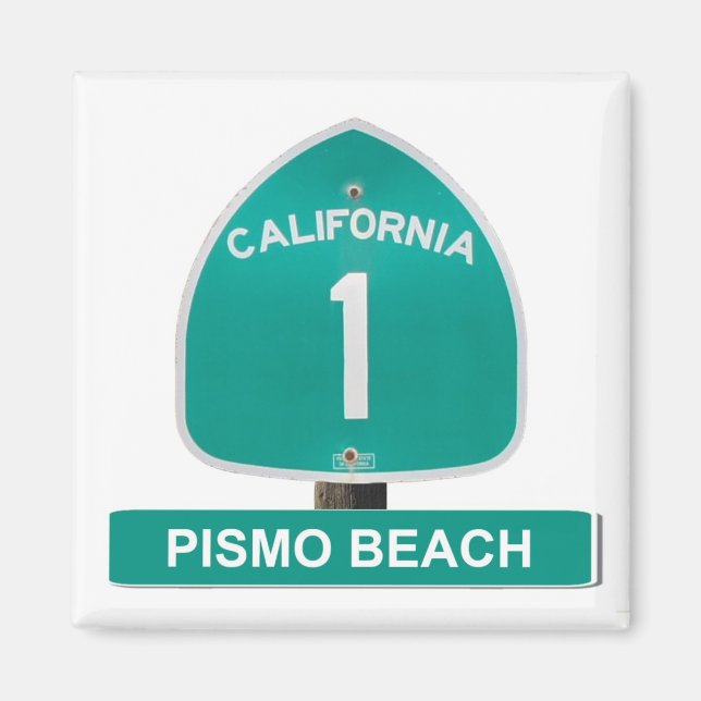 Pismo Beach, California Highway 1 Magnet (Front)