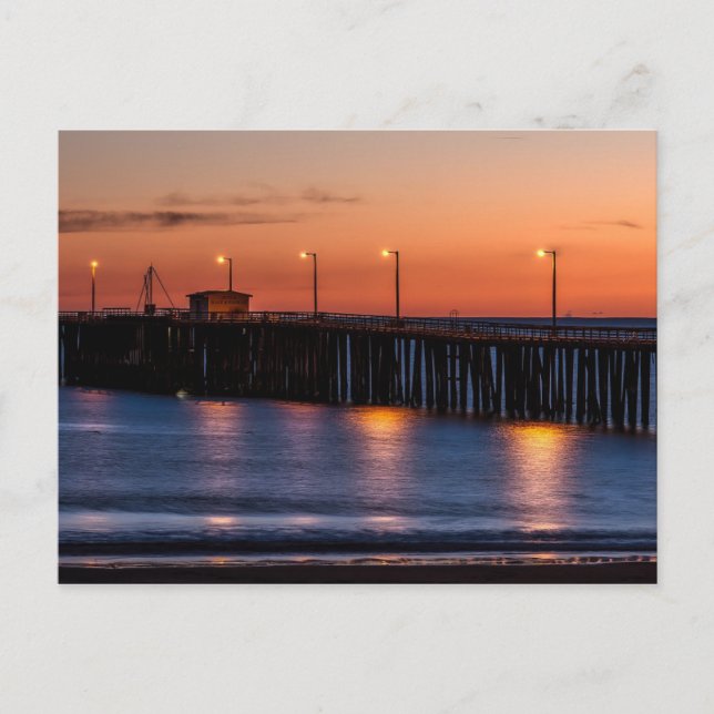 Pismo Beach California Pier Postcard (Front)