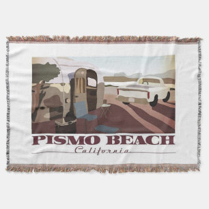 Pismo Beach, California Throw Blanket
