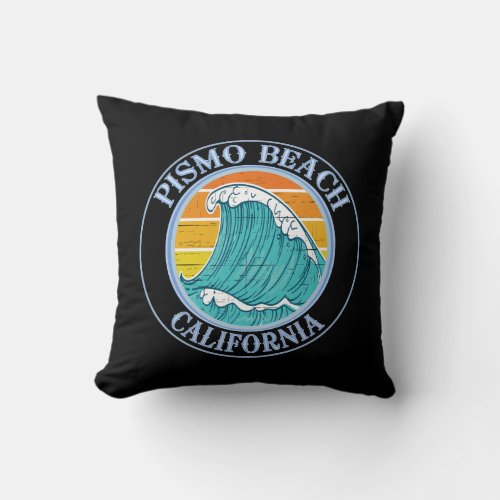 Pismo Beach California Throw Pillow