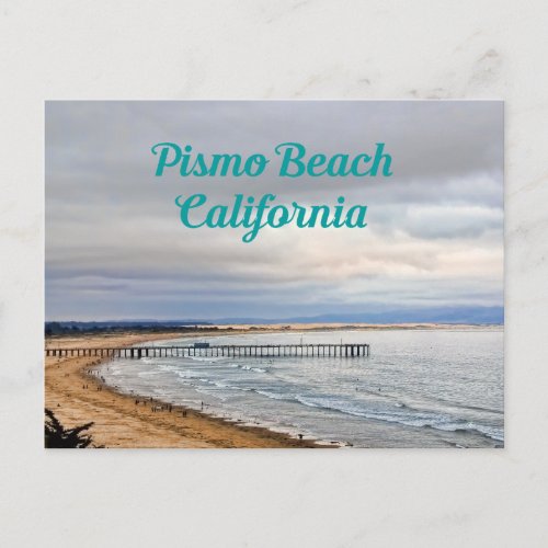 Pismo Beach California Travel Postcard
