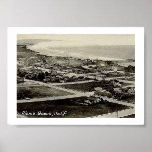 Pismo Beach, California Vintage Poster