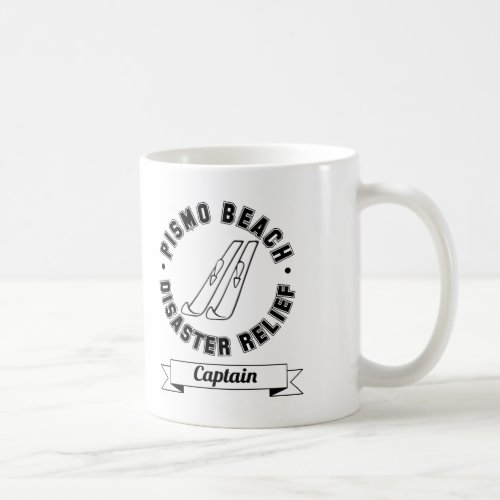 Pismo Beach Disaster Relief Captain Mug