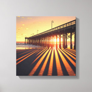 Pismo Beach Pier California Canvas Print