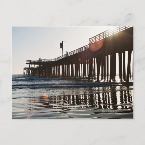 Pismo Beach Pier Postcard