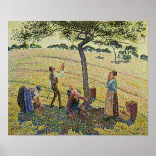 Pissarro _ Apple Pickers Eragny 1888 Poster