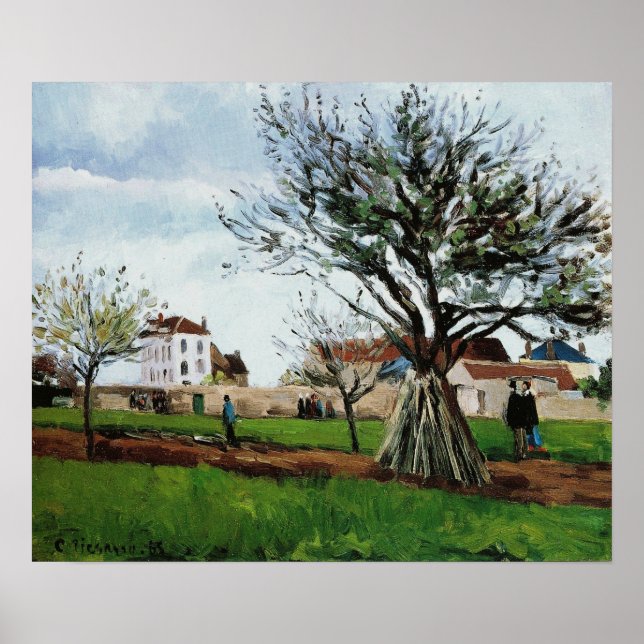 Pissarro - Apple Trees At Pontoise Poster (Front)