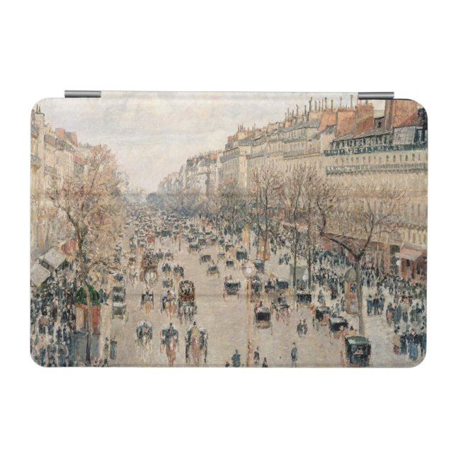Pissarro - Boulevard Montmartre, Afternoon Sun iPad Mini Cover (Horizontal)