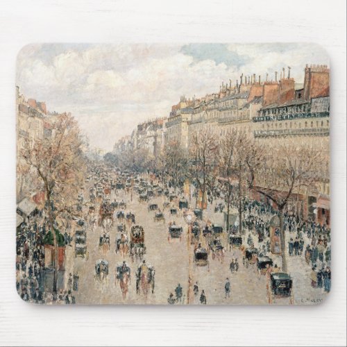 Pissarro _ Boulevard Montmartre Afternoon Sun Mouse Pad