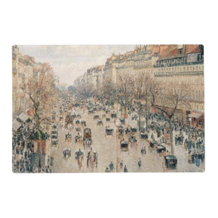 Pissarro - Boulevard Montmartre, Afternoon Sun Placemat