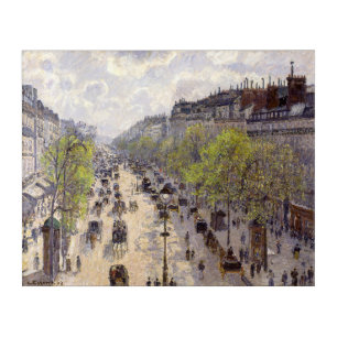 Pissarro - Boulevard Montmartre, Spring Acrylic Print