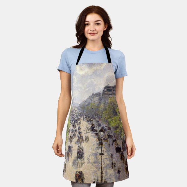 Pissarro - Boulevard Montmartre, Spring Apron (Worn)