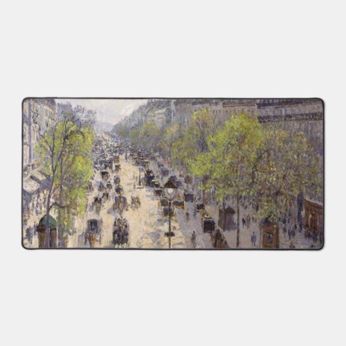 Pissarro _ Boulevard Montmartre Spring Desk Mat
