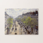 Pissarro - Boulevard Montmartre, Spring Jigsaw Puzzle<br><div class="desc">Boulevard Montmartre,  Spring / Boulevard Montmartre,  matinee de printemps - Camille Pissarro,  1897</div>