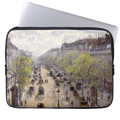 Pissarro _ Boulevard Montmartre Spring Laptop Sleeve