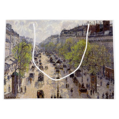 Pissarro _ Boulevard Montmartre Spring Large Gift Bag