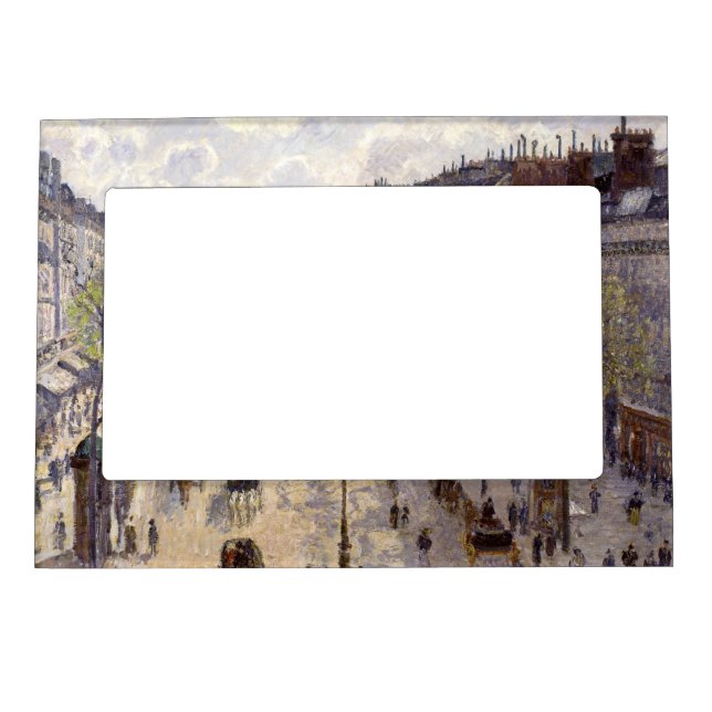 Pissarro - Boulevard Montmartre, Spring Magnetic Frame (Front)