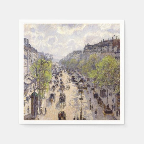 Pissarro _ Boulevard Montmartre Spring Napkins