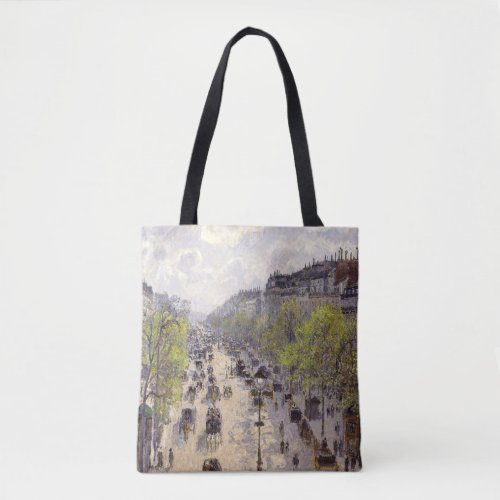 Pissarro _ Boulevard Montmartre Spring Tote Bag