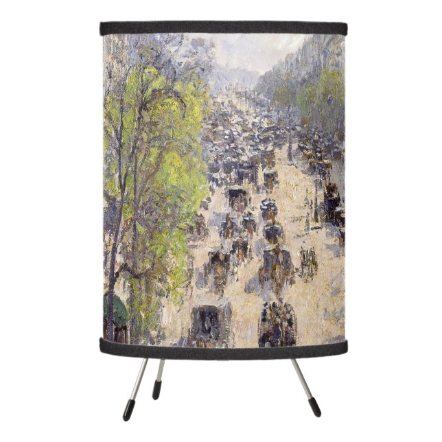 Pissarro - Boulevard Montmartre, Spring Tripod Lamp (Left)