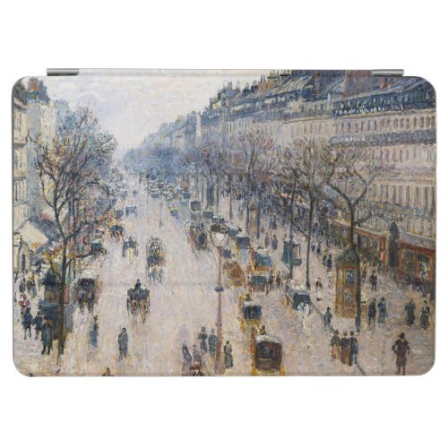 Pissarro _ Boulevard Montmartre Winter Morning iPad Air Cover