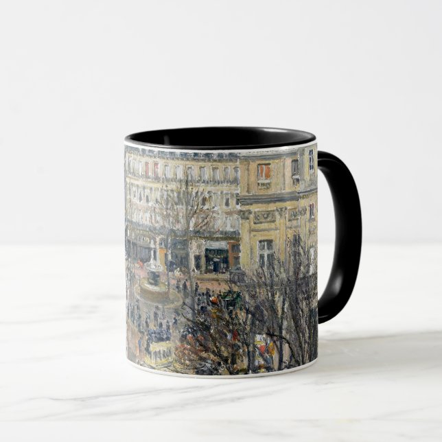 Pissarro - French Theater Square, Paris, Mug (Front Right)