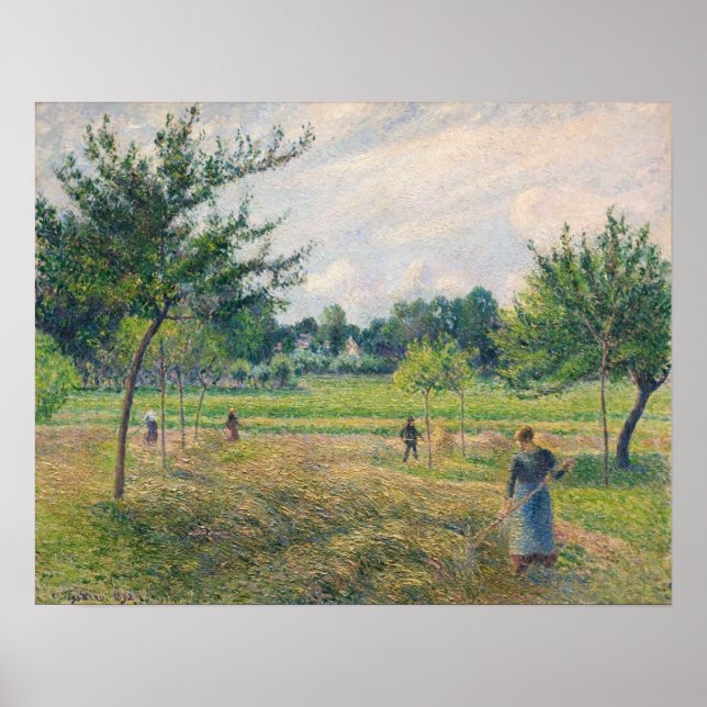 Pissarro - Haying Time 1902 Poster (Front)