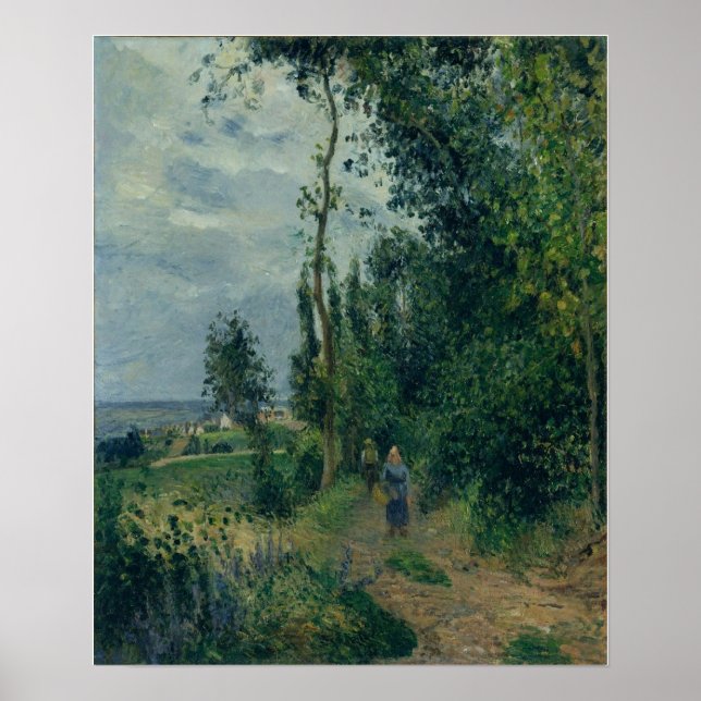Pissarro - Hill Of Grouettes Near Pontoise 1878 Poster (Front)