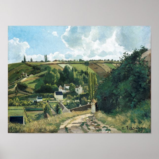 Pissarro - Jalais Hill, Pontoise, Poster (Front)