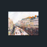 Pissarro - Montmartre, Mardi Gras on the Boulevard Canvas Print<br><div class="desc">Boulevard Montmartre,  Mardi Gras on the Boulevards / Boulevard Montmartre,  Mardi Gras sur les boulevards - Camille Pissarro,  1897</div>