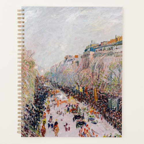 Pissarro _ Montmartre Mardi Gras on the Boulevard Planner