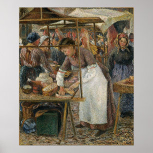 Pissarro - The Pork Butcher 1883 Poster