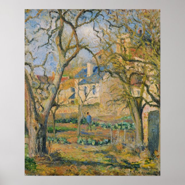 Pissarro - Vegetable Garden Poster (Front)