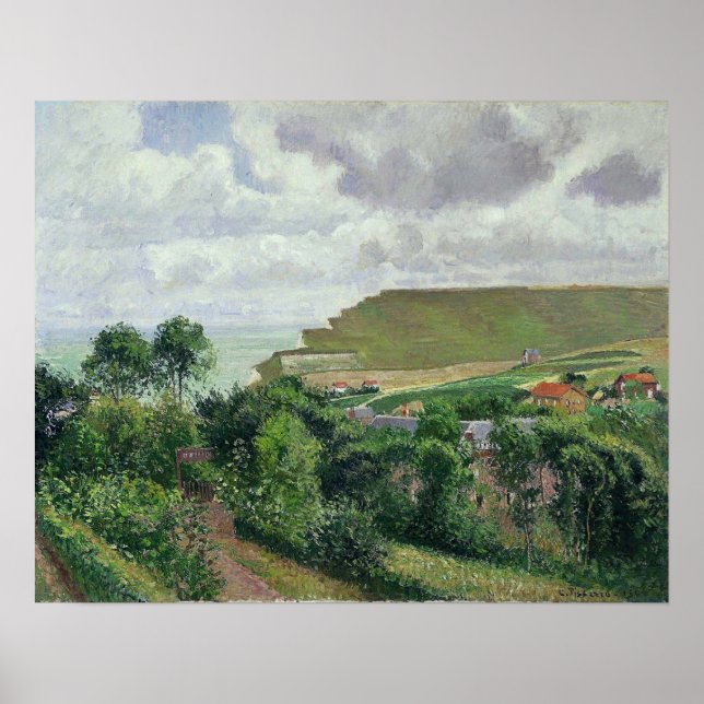 Pissarro - View Of Berneval 1900 Poster (Front)