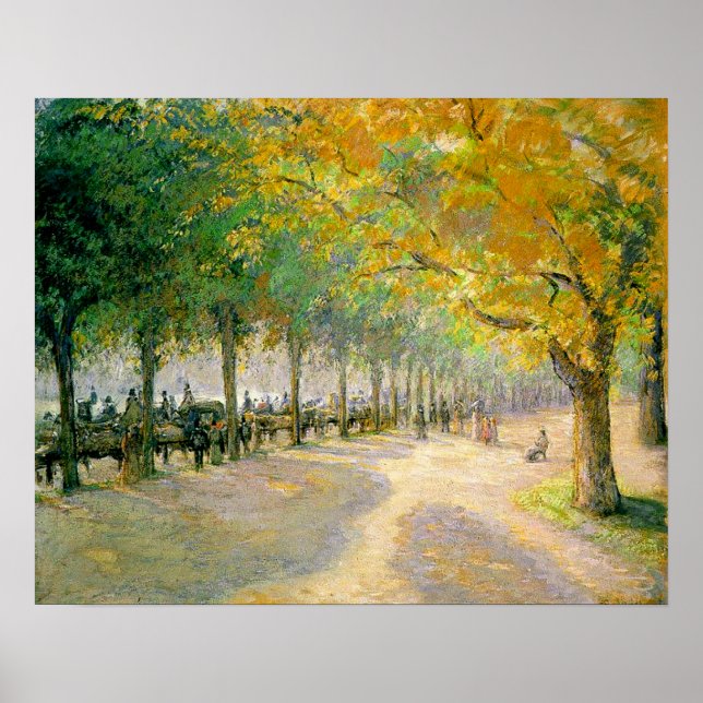 Pissarro's 'Hyde Park' – Poster (Front)