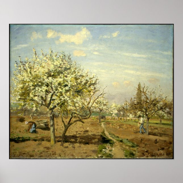Pissarro's "The Orchard" -  Poster (Front)
