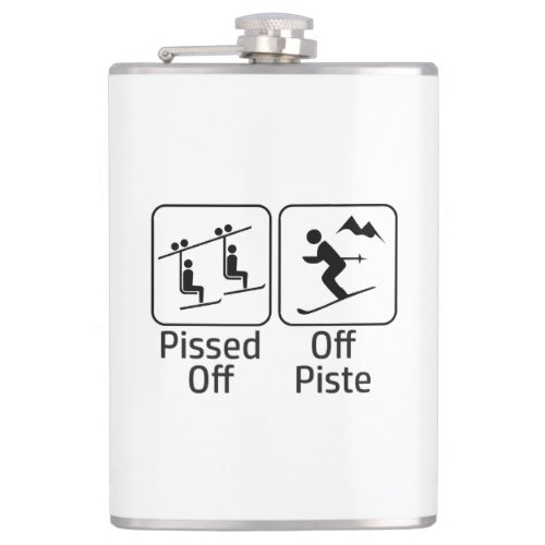 Pissed Off Off Piste Flask