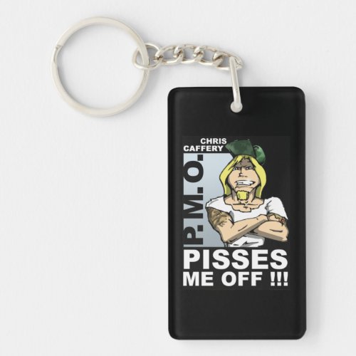 Pisses Me Off Acrylic Keychain _ one image