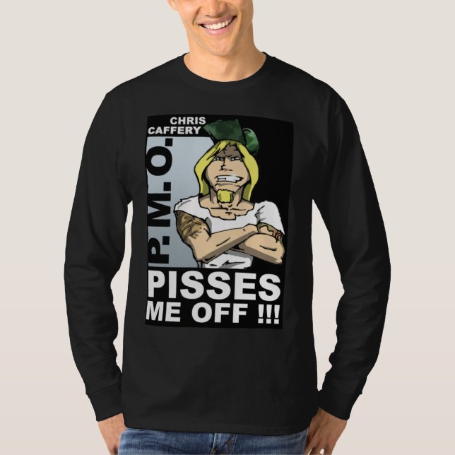 Pisses Me Off Adult Long Sleeve T-Shirt (Front)